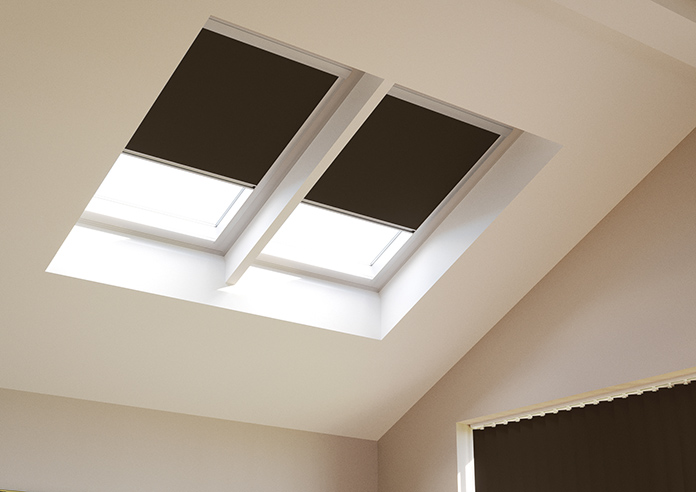 Blackout Roller, Cocoa (Blackout) - Loft Blind - Image 3